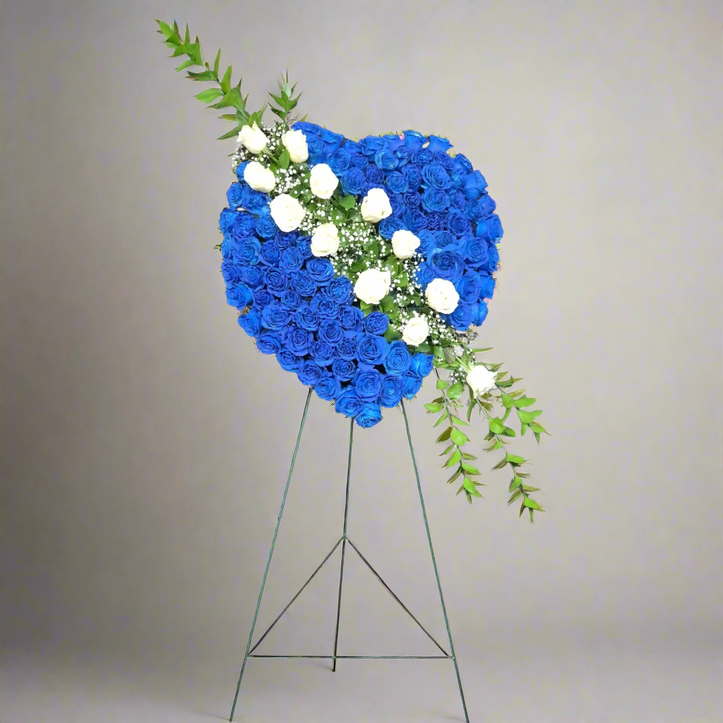 Blue Heart Standing