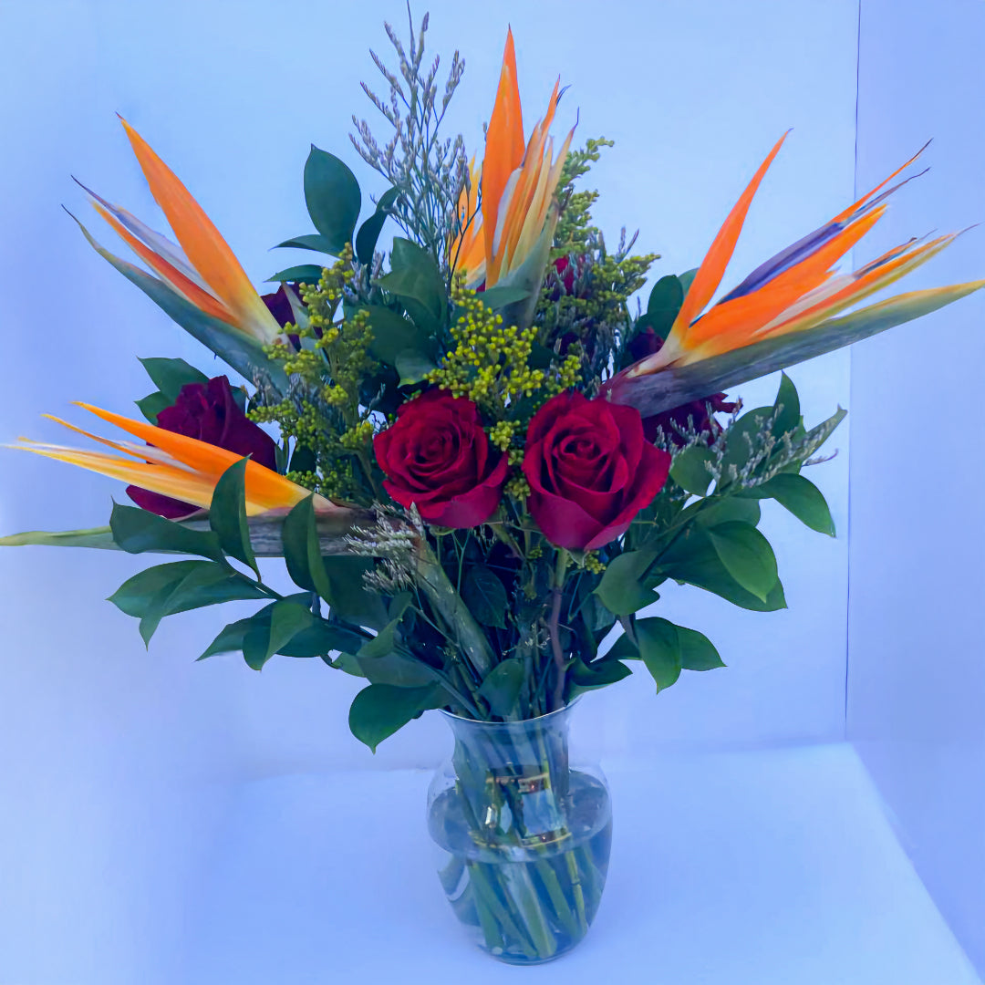 Birds Paradise Vase