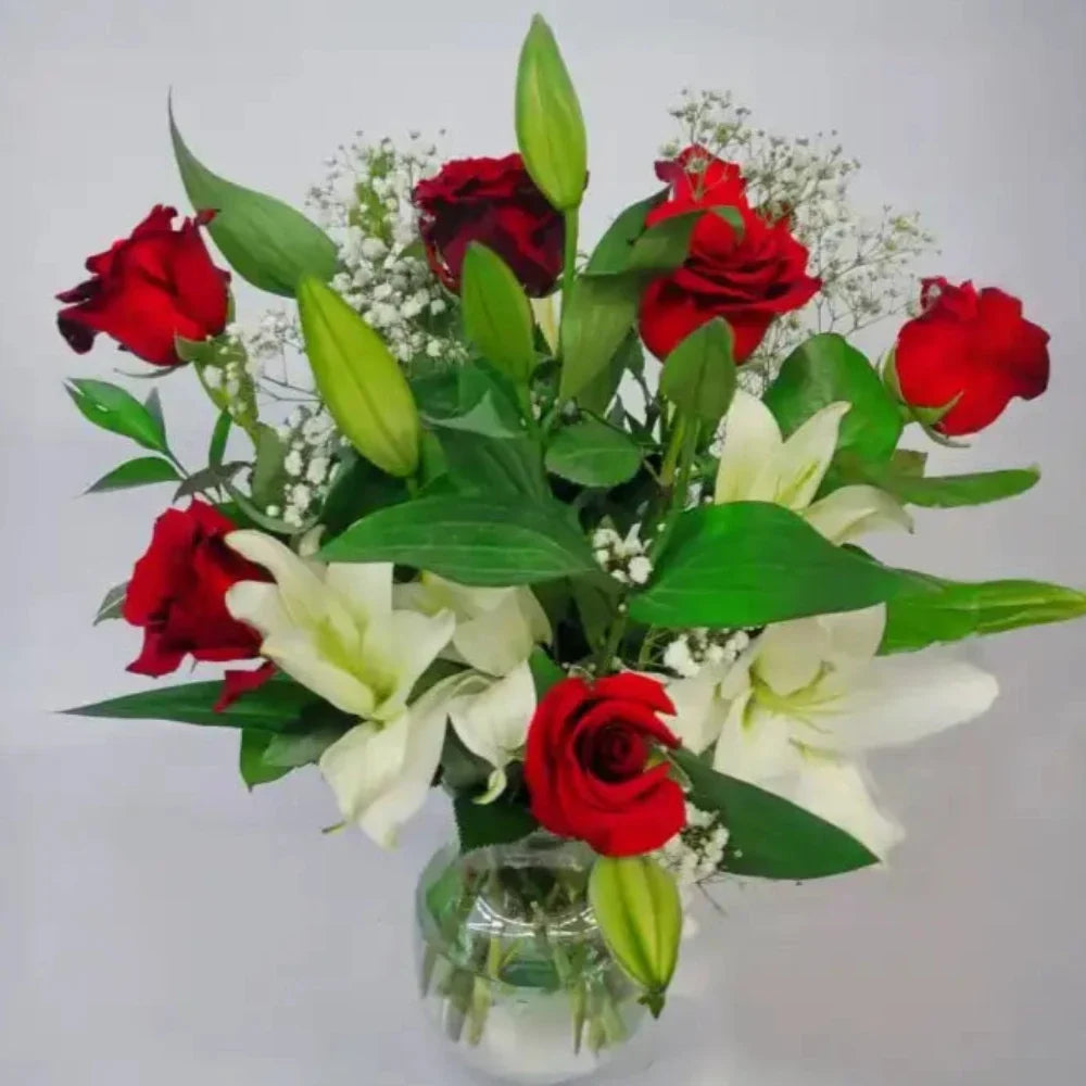 Glass Vase Arrangement