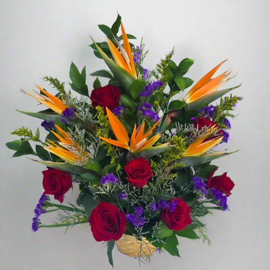 Birds Paradise Basket