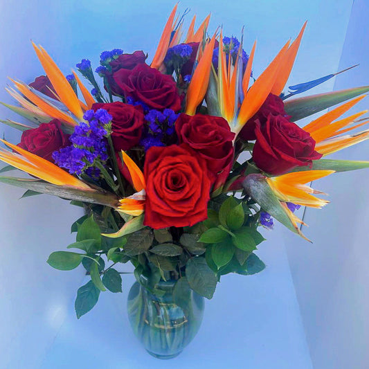 Birds Paradise Vase