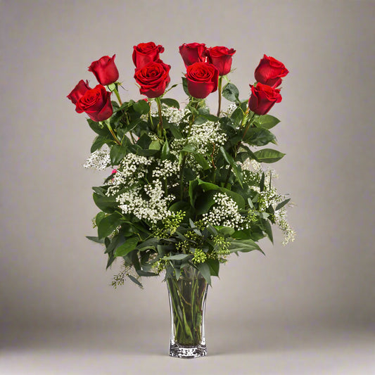Dozen Long Stemmed Red Roses