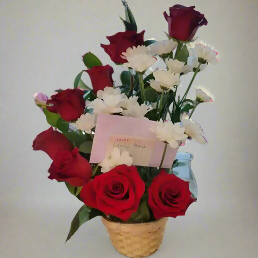 Simple Red Basket