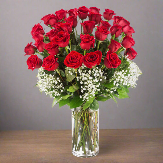 Splendor Long Stem Rose Arrangement