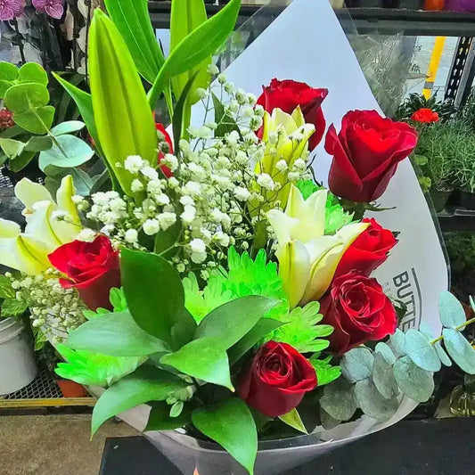 Emerald Rose Bouquet