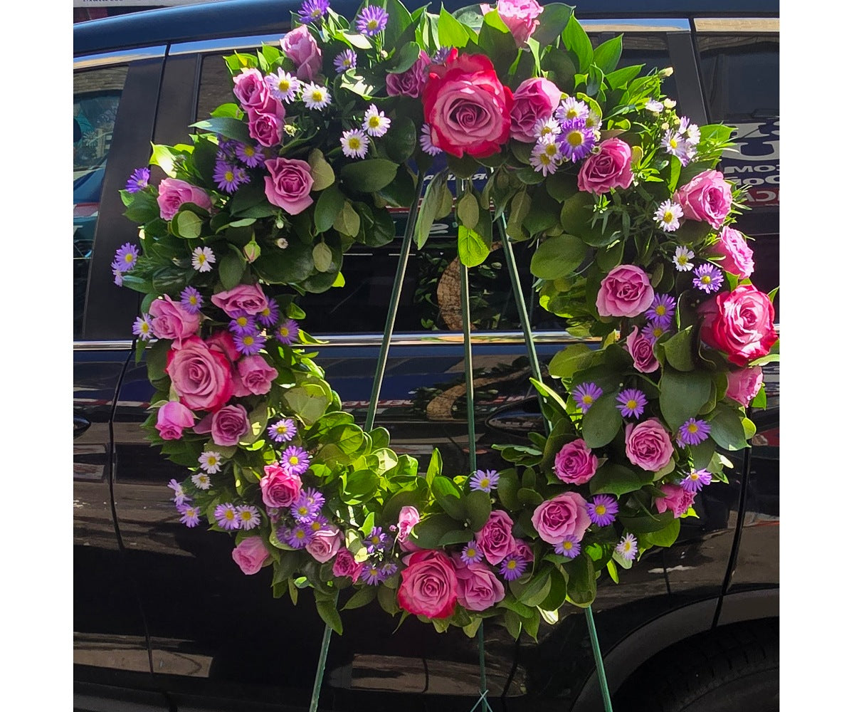 Purple wreath