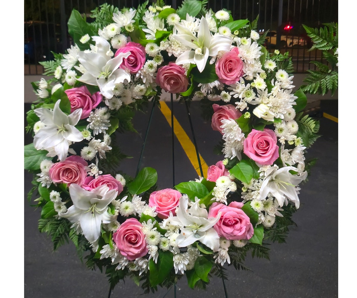 Pink wreath